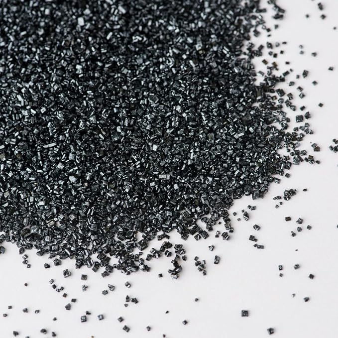 Sweets Indeed Sprinkles, Edible Sprinkle Sugar Mix, Perfect for Cake Decorations, Baking, Ice Cream, Cookies, Cupcake Topper, 5 ounces (Black)