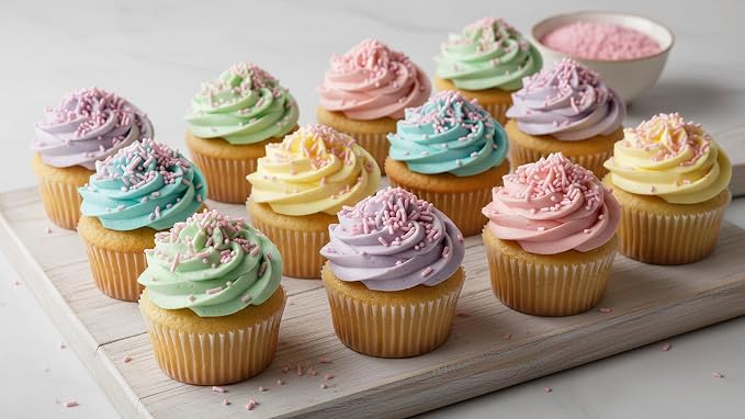 NCS Pearlized Pink Jimmies Edible Sprinkles – Cupcake, Cake & Cookie Decorations, 7 oz