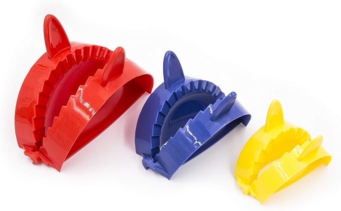 BTaT- Dough Press Set, 3 Pack, Dumpling, Empanada, Pastry & Turnover Press | Hand Pie Maker, Meat Pie Cutter for Baking Cooking & Kitchen Use