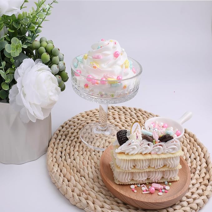 Summer Ice Cream Sprinkles for Cake Decorating, Pastel Sprinkles Popsicle Sugar Baking Edible Cupcake, Cookie, Donut Toppers and Birthday Party Supplies