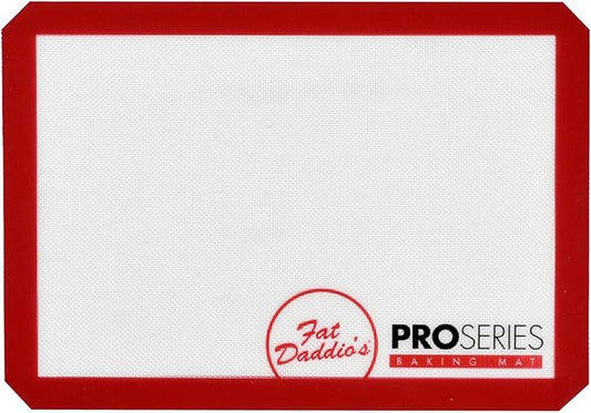 Fat Daddio's Non-Stick Quarter Sheet Silicone Baking Mat, 8.5 x 11 Inch