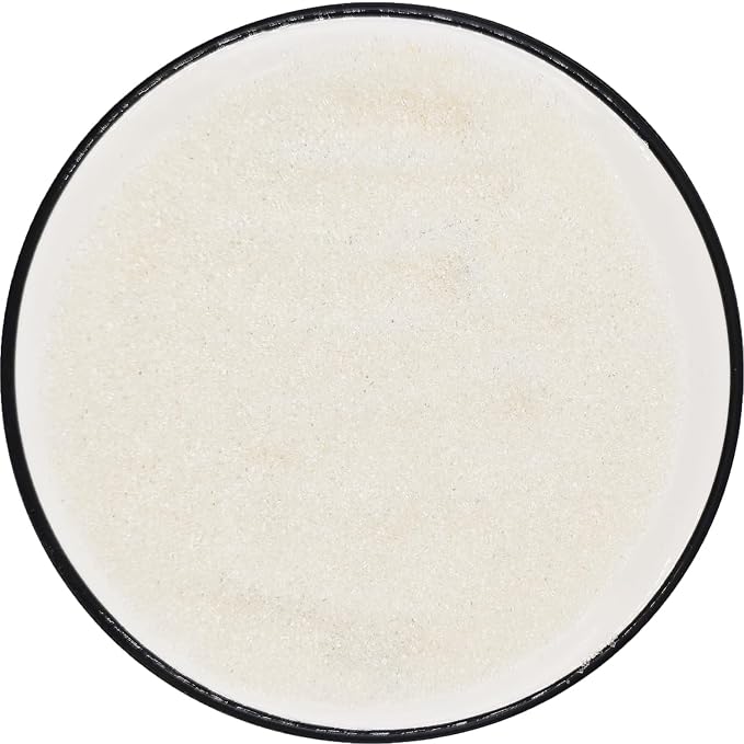 Edible 5 Ounce Medium Decorative White Sanding Sugar Sprinkles for Baking, Sparkling Crystals for Cakes, Cookies, Cupcakes, Ice Cream Topping and Rimming Sugar