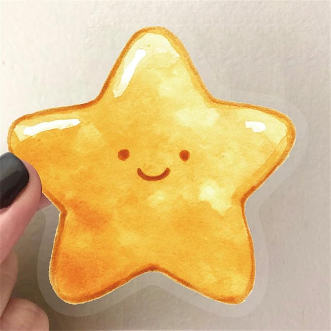 Clear PET Outer Space Stickers for Scrapbooking Journaling Junk Journal Scrapbook Supplies - Waterproof Transparent for Resin Crafts Decorative 50 Pcs (Colourful-B6)