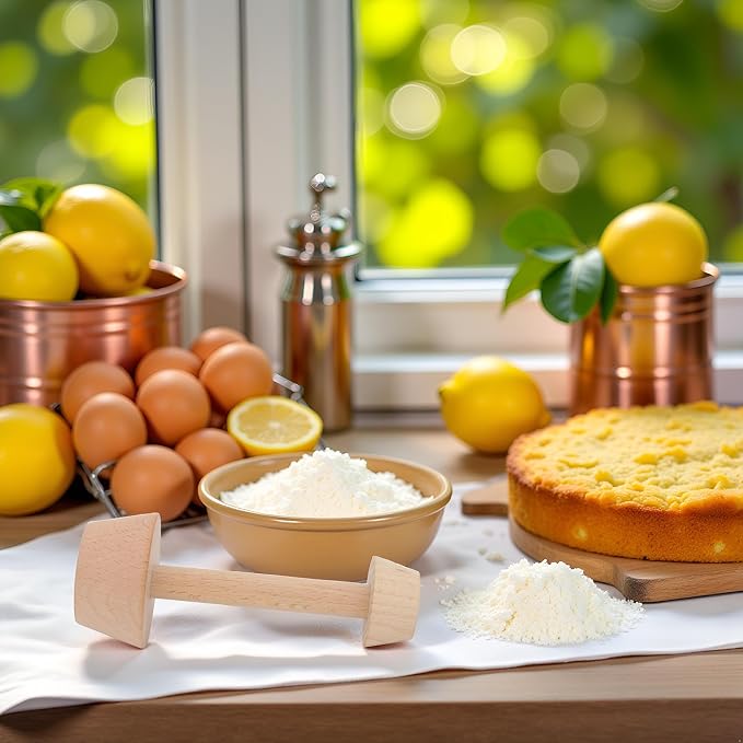 Tart Tamper Pastry Tamper Double Side Wooden Egg Tart Tamper Mold DIY Cake Pastry Pusher for Kitchen Party Baking Tools, Egg Tart Molds,Tart Tamper,Pie, Tart and Quiche Pans Bakeware