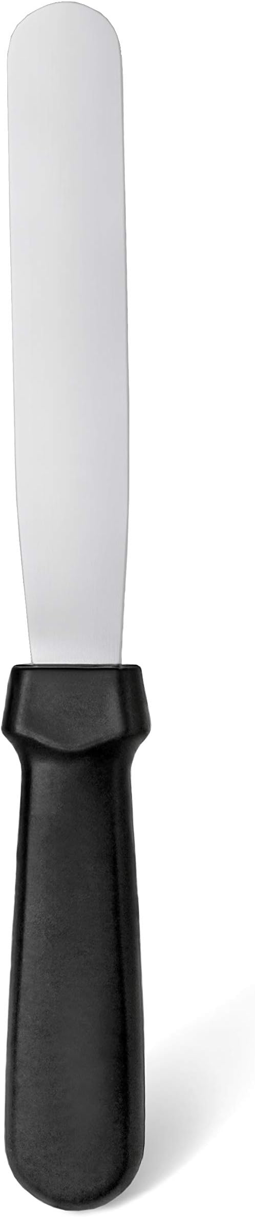 New Star Foodservice Straight Icing Spatula, 6 Inch Blade, 11 Inch Overall, Bakery-Grade Stainless Steel Cake Decorating Spatula for Frosting