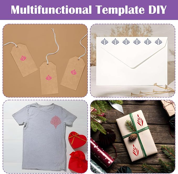 4 Pcs Cake Stencils for Buttercream,10x8 Inch Floral Cake Decorating Stencils Fine Hollow Lace Side Baking Mesh Stencil Tool, Reusable Templates for Wedding Dessert DIY Baking Decor