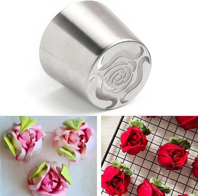 Extra Large Russian Piping Tips, Russian Piping Nozzles PipingTips Set, Tulip PipingTip, Boquillas Rusas Para Reposteria, RussianTips for Cake Decorating (1pcs)