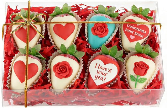 20Pack 8x5x2Inches Full Clear Cookies Boxes Bakery Boxes Strawberries Boxes Chocolate Bomb Cakesickle Mini Cake Cinnamon Roll Box