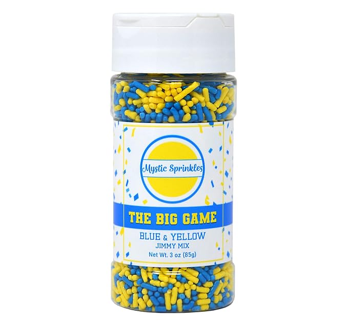 Mystic Sprinkles The Big Game Jimmy Mix 3oz Bottle (Blue & Yellow)