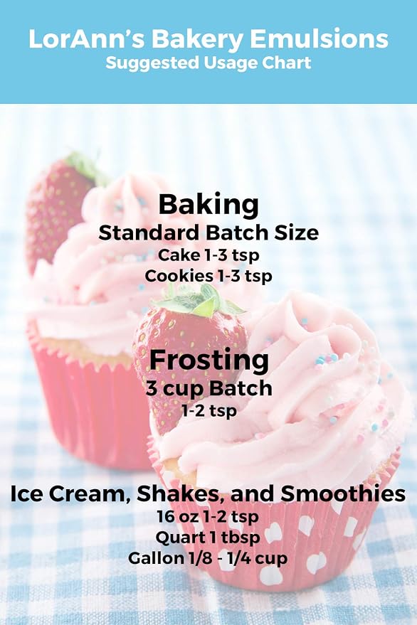 LorAnn Oils Orange Bakery Emulsion: True Essence, Ideal for Boosting Fruit Tones in Cakes, Cookies & Desserts, Gluten-Free, Keto-Friendly, Extract Substitute Essential for Your Kitchen, 4 Oz, 4 Pack