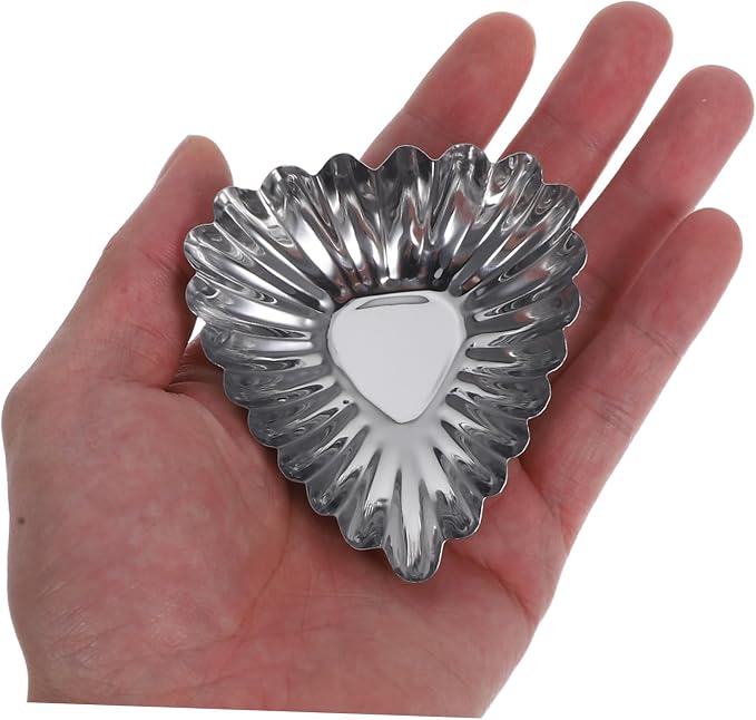 20Pcs Stainless Steel Egg Tart Molds Tart Pans Muffin Baking Molds Non-Stick Kitchen Cooking Molds for Home Bakery Desserts 3.07X2.55X0.78In