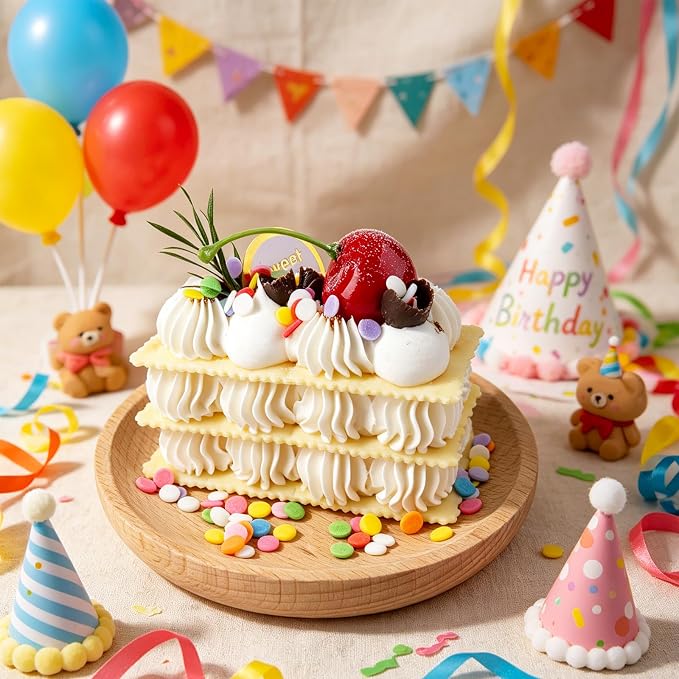 Rainbow Confetti Sprinkles for Cake Decorating, Edible Birthday Sprinkles for Ice Cream, Cookies, Cupcake and Cookies Topper