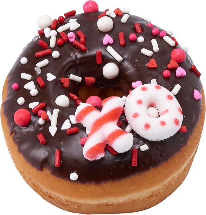 DecoPac Love Struck Fusion Mix Sprinkles, 26oz, Shaped Candy Sprinkles in Handheld Container, Edible Decorations For Valentines & Anniversary Celebration Cakes, Cupcakes, Cookies and Donuts