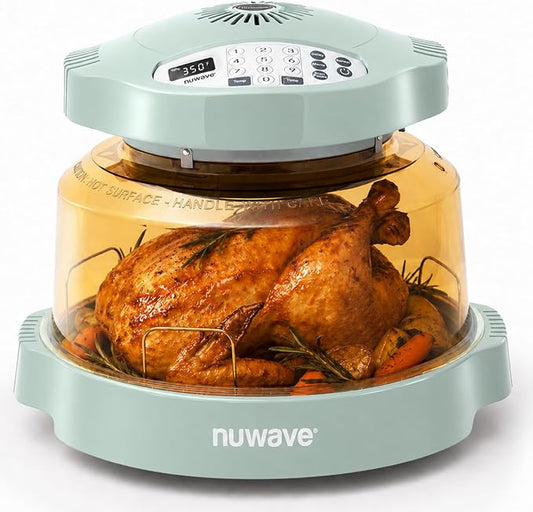 Nuwave Pro Plus 2 Air Fryer Oven, Infrared Countertop Convection, No Defrost No Preheat, Triple Combo Heating, 10-in-1 Multicooker, PFAS & BPA Free, 10LB Capacity, Dishwasher Safe Parts, 20660V03M