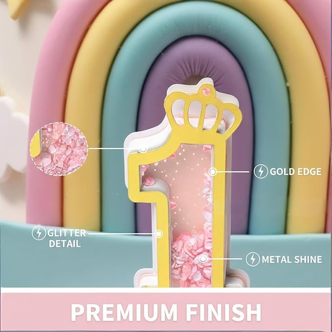 Acrylic Happy Birthday Cake Topper Durable Reusable Perfect for Birthday Cakes, Cupcakes, Dessert Tables Ideal for Kids Adults Birthday Celebrants (Pink)