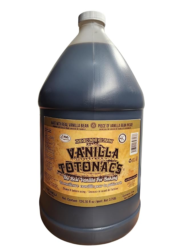 Totonac's Pure Vanillas (Pure Vanilla (Amber), 128 Fl Oz (Pack of 1))