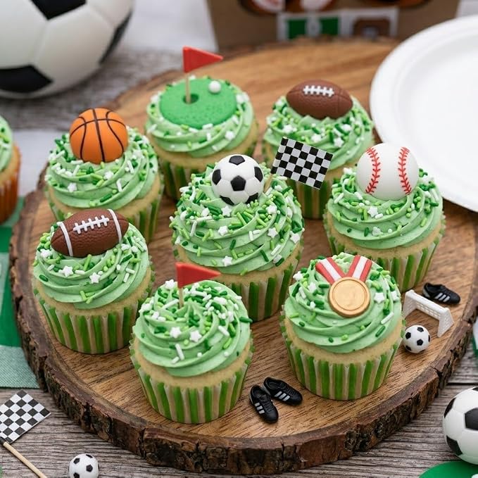 Manvscakes Sprinkles- Edible Cake and Cupcake Jimmies, Baking, Green topping Mix for Cookies, Ice Cream, Cake and Cupcake Decorating