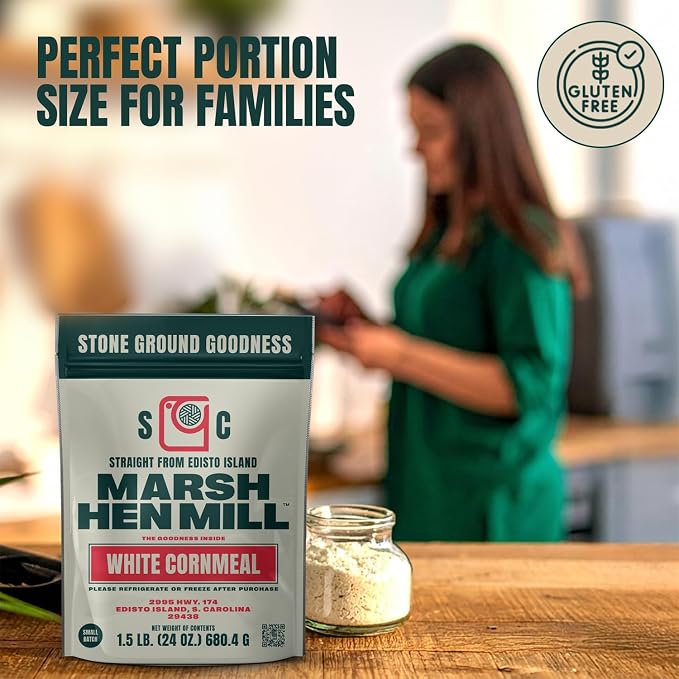 GEECHIE BOY MILL White Cornmeal, 24 OZ
