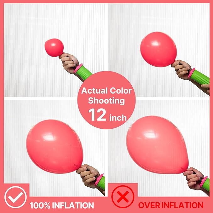 PartyWoo Coral Balloons 100pcs Different Sizes of 36 18 12 10 5 Inch Pastel Red Coral Pink Latex Balloon Arch Kit Garland for Wedding Anniversary Birthday Summer Themed Party Decorations Red-Q11