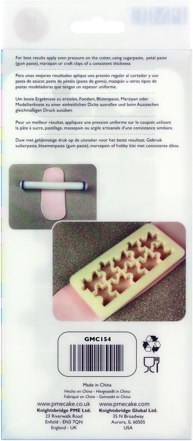 PME Geometric Multicutter for Cake Design Puzzle, Small, Medium & Large Size, Set of 3