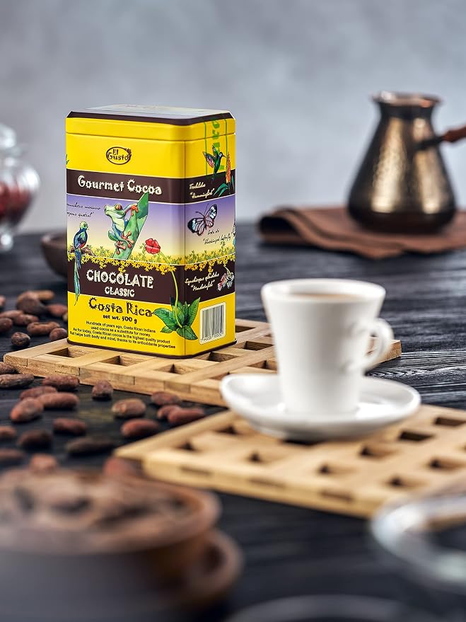 Gourmet Cocoa Powder - Rich Chocolate Flavor & High Flavanol Cacao - Ideal for Baking, Cold or Hot Chocolate Drinks - Natural, Vegan, Non-GMO, Costa Rica Origin, 1lb (30% Cocoa with Cane Sugar)