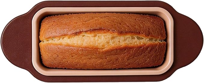 Nonstick Silicone Bread Loaf Pan with Metal Reinforced Frame, Flexible Silicone Baking Mold for Bread, Meatloaf, Pound Cake and Banana Bread, Easy Clean, BPA Free