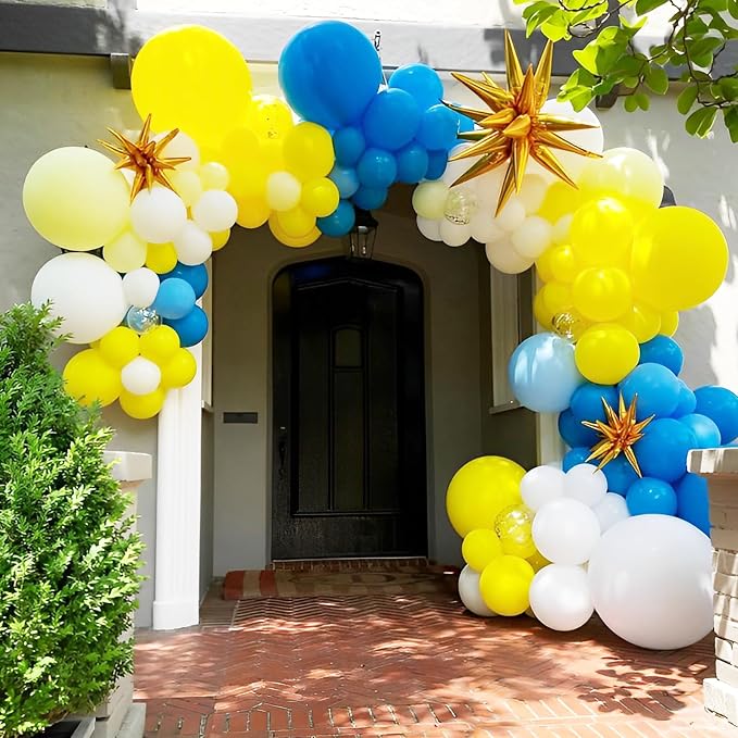 Voircoloria Yellow Balloons, 66pack 12inch Yellow Latex Party Balloons for Graduation, Wedding, Birthday, Gender Reveal, Baby Shower, Anniversary, Sunflower and Honeybee Theme Party Decorations
