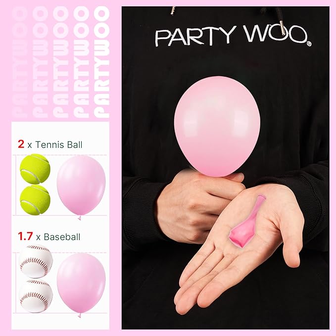 PartyWoo Pastel Balloons 100pcs 5 Inch Pastel Rainbow Latex Balloons for Baby Shower Gender Reveal Engagement Bachelorette Easter Bridal Shower Anniversary Retirement Birthday Party Decorations