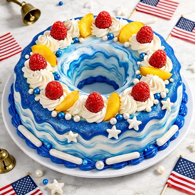 Patriotic Edible Navy Blue Pearl Sugar Sprinkles, 130g/4.58oz, Blue Pearls Sprinkles for Cake Decorating, Cupcake Toppers, Cake Decorations, Party Holiday Supplies