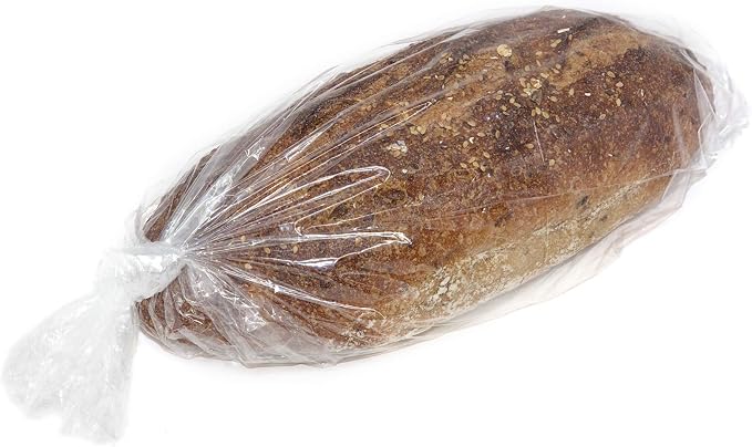 [Pack Of 700] Clear Bread Bags For Homemade Bread With Gusset 8" X 4" X 20" Inches – For Home or Commercial Food Storage