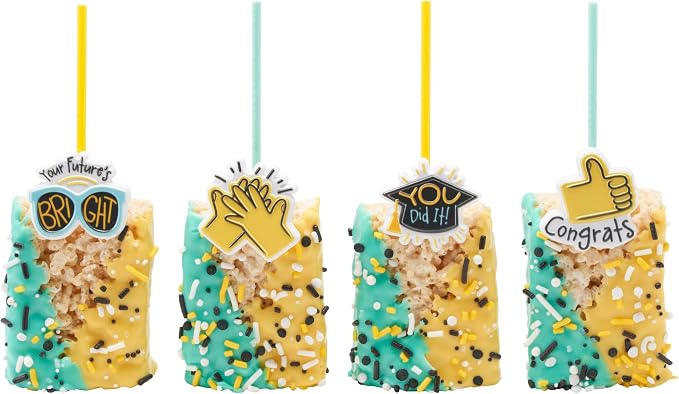 DecoPac Graduation Fusion Mix Candy Sprinkles, 26oz, Fancy Sprinkles in Handheld Container, Edible Black And White Sprinkles For Celebration Cakes, Cupcakes, Cookies and Donuts