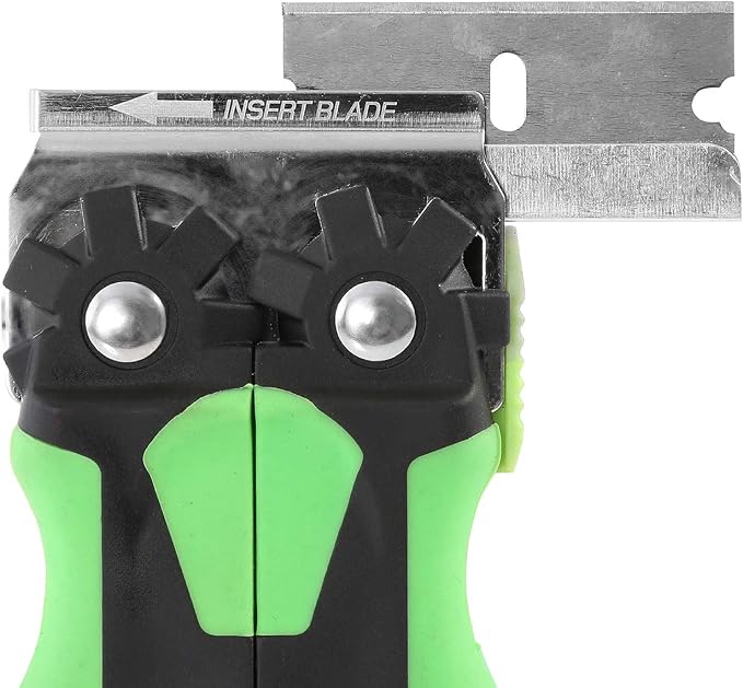 OEMTOOLS 11 Piece Multi-Purpose Razor Blade Scraper, Plastic Razor Scraper