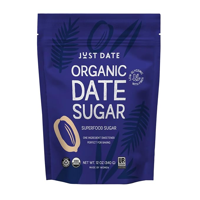 Just Date : Just Date Sugar : Organic Sugar Substitute Made From Dates - 12 oz. Box