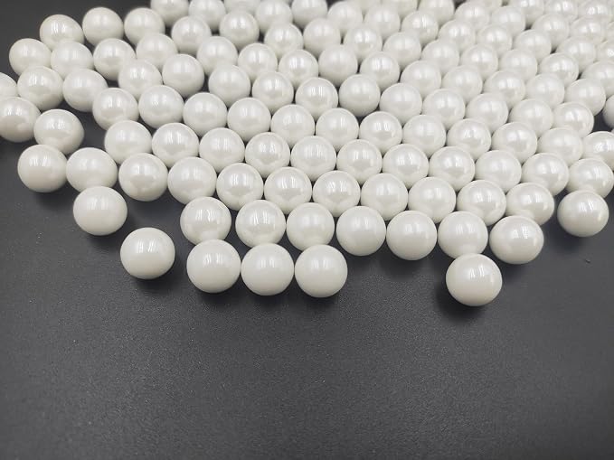 Edible White Pearl Sugar Sprinkles 4.23 oz, 10mm Candy Pearls Ideal for Baking, Cake and Cupcake Toppers, Cookie Decoration, Ice Cream Topping, Wedding Shower Valentines Halloween Christmas