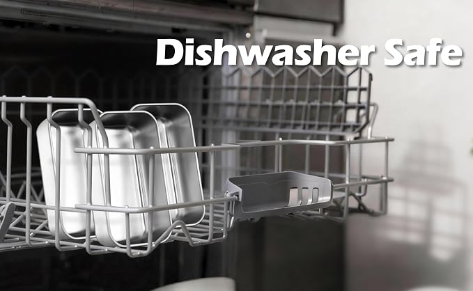 Leonyo Stainless Steel Mini Loaf Pans for Baking, 6 Pack 6.3x3.5IN Small Bread Pans for Meatloaf, Metal Mini Loaf Tins for Banana Bread Baking Homemade Brownies Smaller Loaves, Dishwasher Safe