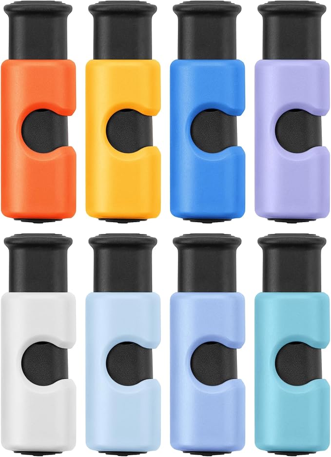Mr. Pen- Squeeze and Lock Bread Bag Clips, 2.4 Inch, 8 Pack | Multicolor Squeeze Lock Clips, Reusable Bag Closures for Bread, Snacks, Coffee, Food Storage, Fits Thick and Thin Bags