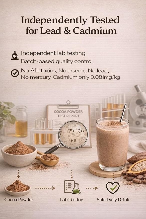Grevista 100% Pure Cocoa Powder – Unmistakably Premium Quality | Bronze & Silver Medal-Winning | 235mg Natural Polyphenol | Organic, Unsweetened, Heavy Metal-Free, 33 Servings