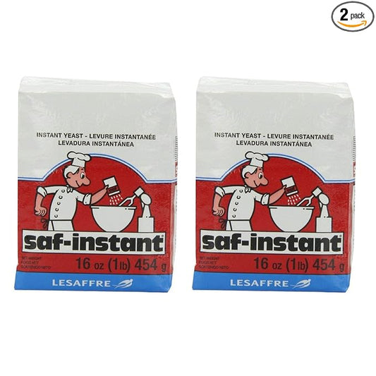 Saf Instant Yeast, 1 Pound Pouch (2-Pack)