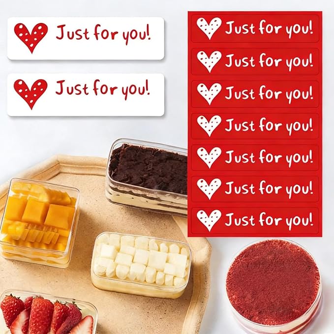 200Pcs Handmade Label Stickers Tamper-Proof Stickers Self-Adhesive Gift Sealing for Bakery Dessert Bags, Gift Boxes, Handmade Crafts, Party Favors Waterproof Wrapping