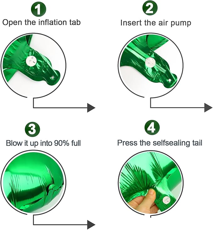 Dark Green Number 9 Balloon 40 Inch, 9th Birthday Party Decorations for Children, Giant 9 Foil Balloon for Party Supplies