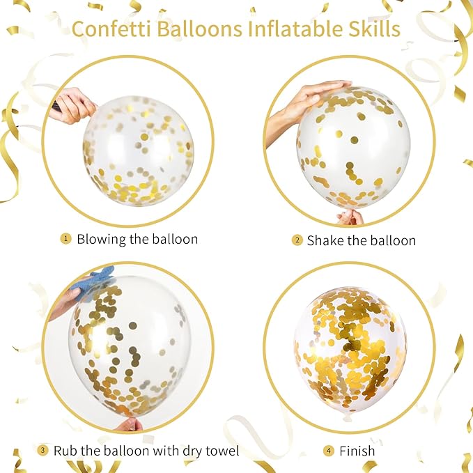 136pcs Sage Green Gold White Balloons Garland Arch kit, 18 12 10 5 Inch Olive Green Gold Confetti Latex Balloons Arch For Birthday, Baby Bridal Shower Engagement Wedding Party Decoration