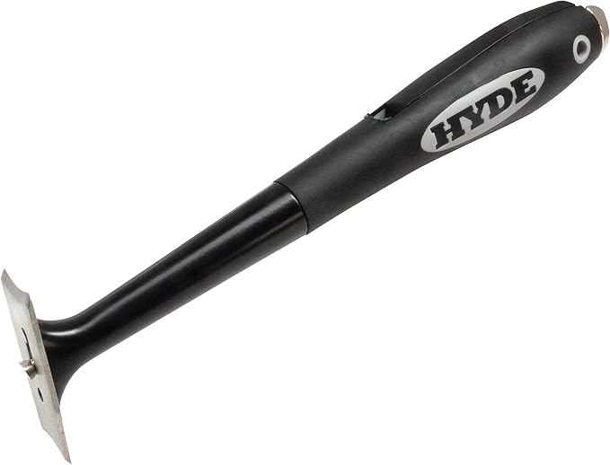 Hyde Contour Paint Removal Scraper for Heat Gun Use with 6 Blade Profiles | Removes paint from molding, trim and detailed profiles while helping keep hands farther from heat, 10460