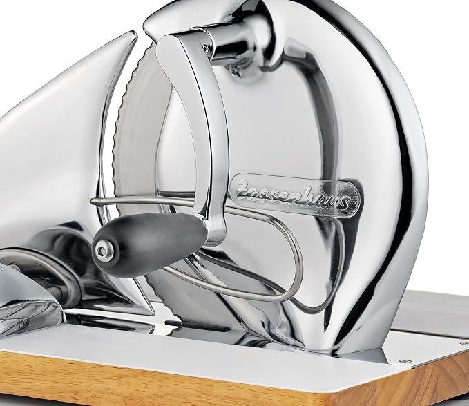 Zassenhaus Vintage Manual Adjustable Bread Slicer for Uniform Slices - Bread Slicer for Homemade Bread - 18/8 Stainless Steel Blade Sourdough Cutter - Stainless Steel 13.4" x 10.24" x 8.27"