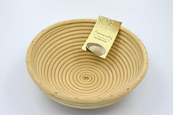 10 Inch Round Banneton Proofing Basket Natural