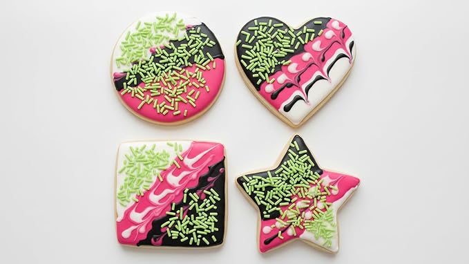 NCS Lime Green Jimmies Edible Sprinkles – Cupcake, Cake & Cookie Decorations, 7 oz