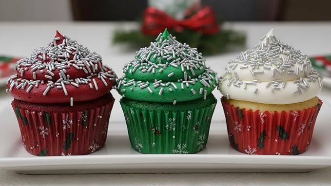 NCS Silver Jimmies Edible Sprinkles – Cupcake, Cake & Cookie Decorations, 7 oz