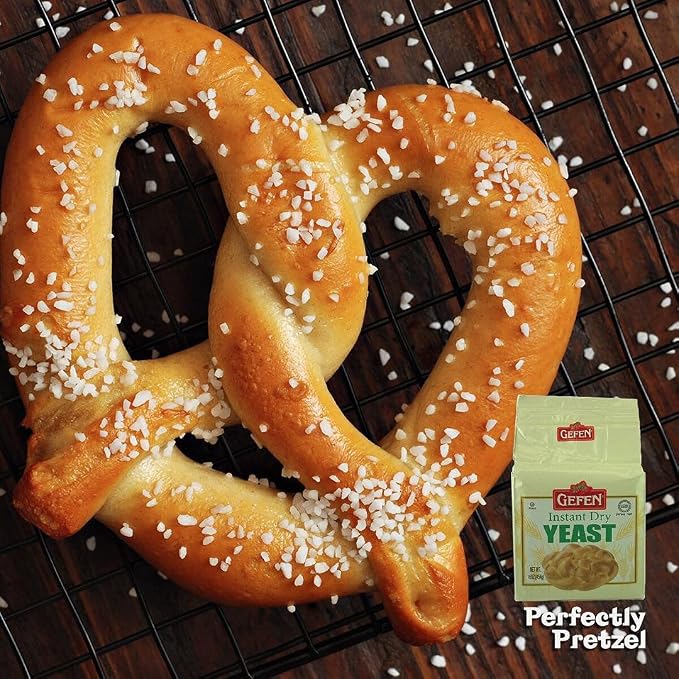 Gefen Instant Natural Dry Yeast, 1lb Bag (4 Pack) Great for Breads & Challah, Certified Kosher
