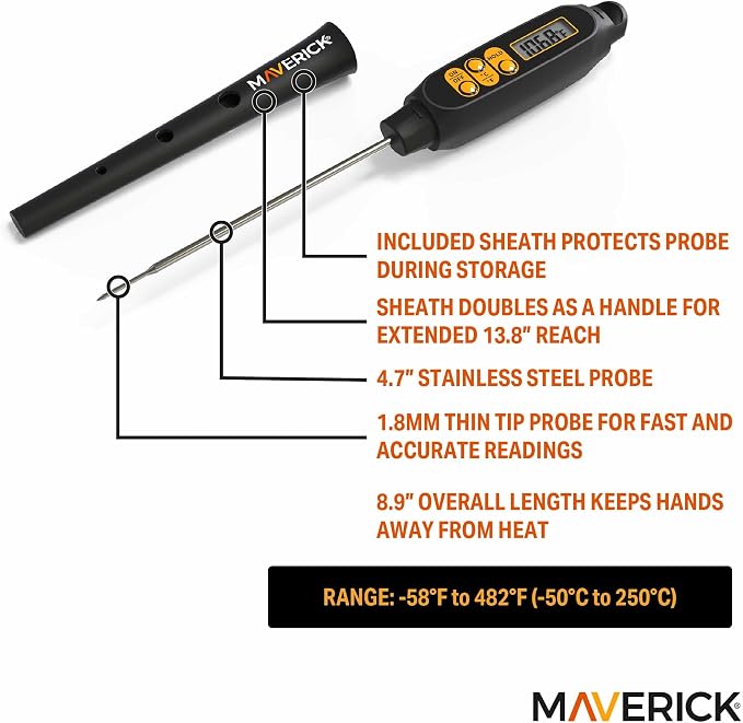 Digital Long Stem Instant Read Thermometer