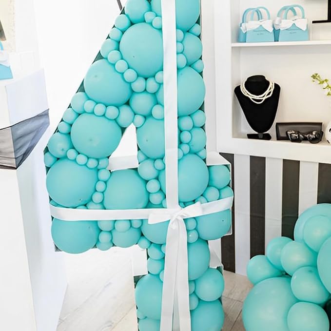 Voircoloria 110pcs Teal Balloons 12inch Turquoise Latex Party Balloons for Graduation, Wedding, Birthday, Bridal Shower, Baby Shower, Anniversary Party Decorations