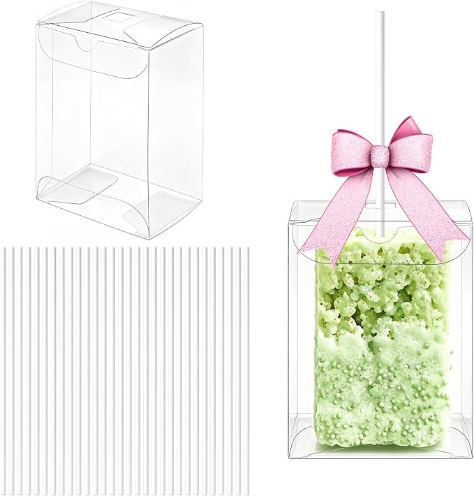 CZWESTC 45 Pack Cakesicle Box and Stick Kit 3.5x2.4x1.38 | Elegant commercial-grade packaging solution perfectly tailored for upscale weddings, bakeries, parties, and DIY gifts.